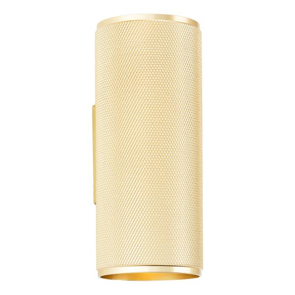 Wandleuchte Marty Typ B - Aluminium - Schwarz / Gold - Flammenanzahl: 2