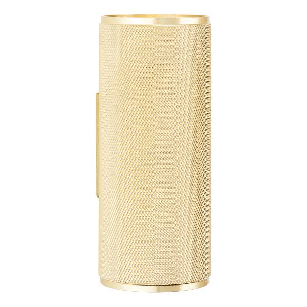Wandleuchte Marty Typ B - Aluminium - Schwarz / Gold - Flammenanzahl: 2