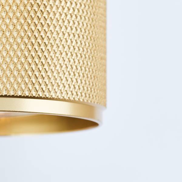 Wandleuchte Marty Typ B - Aluminium - Schwarz / Gold - Flammenanzahl: 2