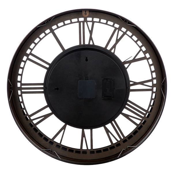 Wanduhr Copper - Kupfer / Schwarz - Eisen