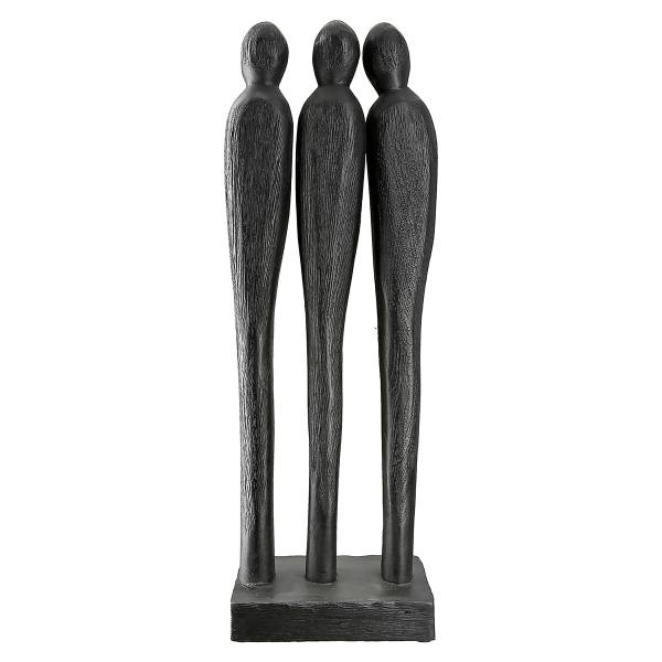 Skulptur 3 People - Schwarz - Mango
