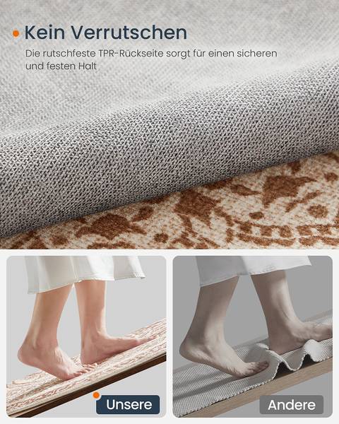Kurzflorteppich Targo Rund - Cappuccino - Durchmesser: 120 cm