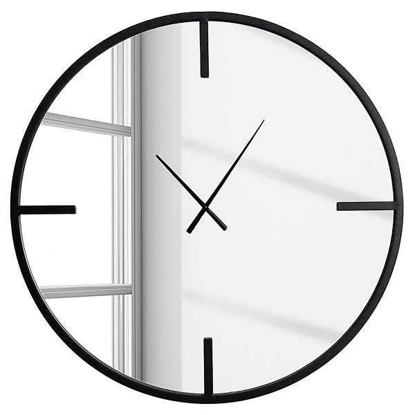 Wanduhr Limatour - Metall - Schwarz