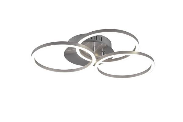 LED-Deckenleuchte Circle - Eisen - 1-flammig - Silber