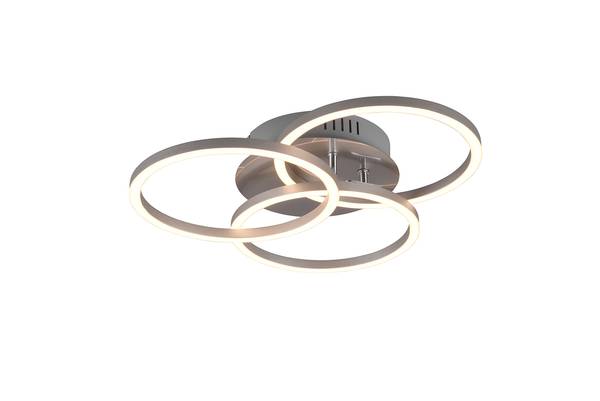 LED-Deckenleuchte Circle - Eisen - 1-flammig - Silber