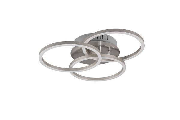 LED-Deckenleuchte Circle - Eisen - 1-flammig - Silber