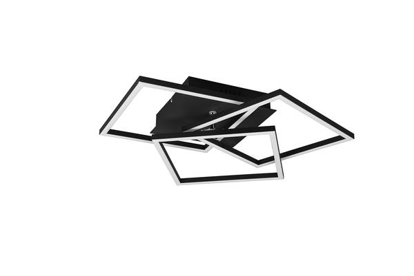 LED-Deckenleuchte Mobile - Eisen - 1-flammig - Schwarz