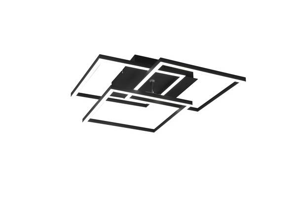 LED-Deckenleuchte Mobile - Eisen - 1-flammig - Schwarz