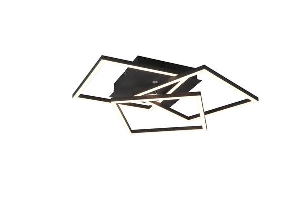 LED-Deckenleuchte Mobile - Eisen - 1-flammig - Schwarz