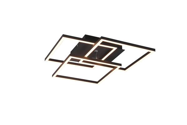 LED-Deckenleuchte Mobile - Eisen - 1-flammig - Schwarz