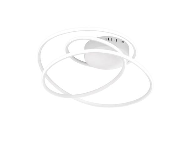 LED-Deckenleuchte Bologna - Eisen - 1-flammig - Weiß