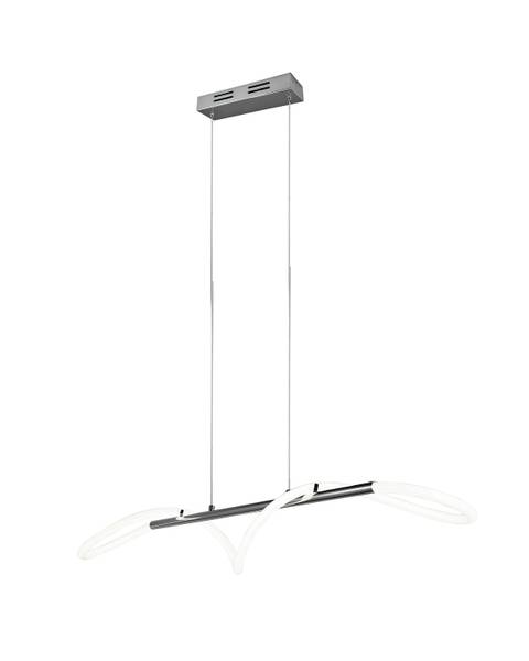 LED-Pendelleuchte Argos - Eisen - Silber - 1-flammig