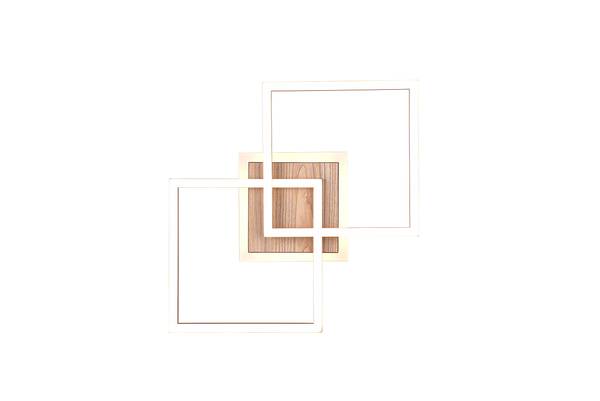 LED-Deckenleuchte Giro - Eisen - Braun / Schwarz - 1-flammig