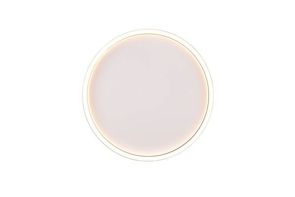 LED-Deckenleuchte Rotonda Rund - Eisen - 1-flammig - Schwarz