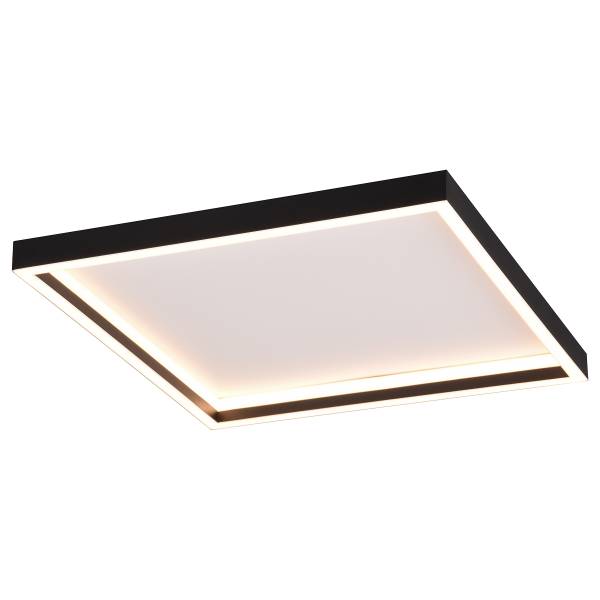 LED-Deckenleuchte Rotonda - Eisen - 1-flammig - Schwarz