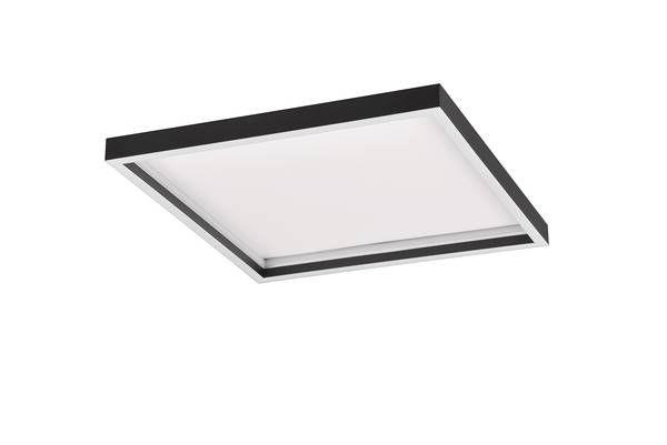 LED-Deckenleuchte Rotonda - Eisen - 1-flammig - Schwarz
