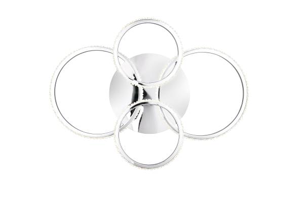 LED-Deckenleuchte Cires - Eisen - 1-flammig - Silber