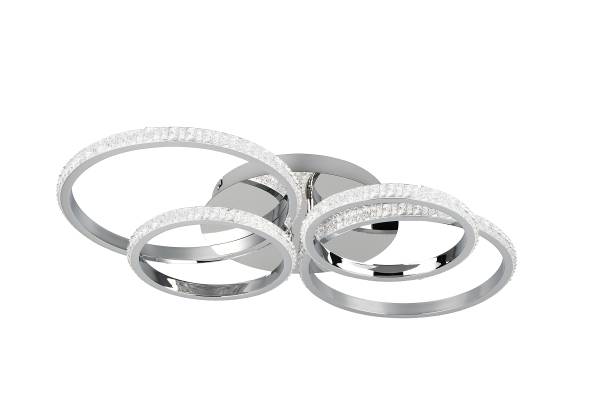 LED-Deckenleuchte Cires - Eisen - 1-flammig - Silber