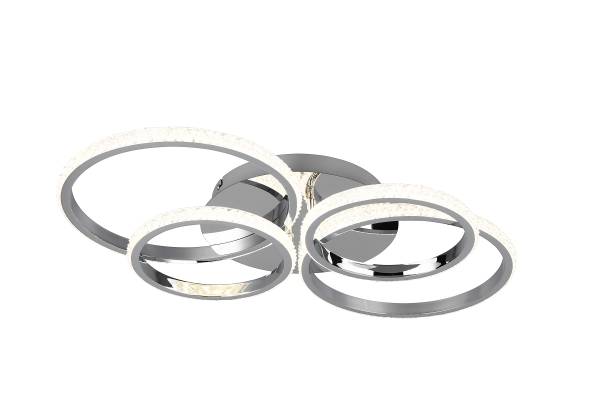 LED-Deckenleuchte Cires - Eisen - 1-flammig - Silber