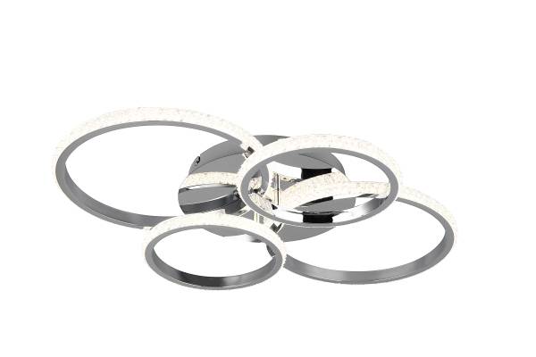 LED-Deckenleuchte Cires - Eisen - 1-flammig - Silber