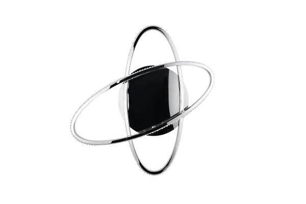 LED-Deckenleuchte Lane - Eisen - 1-flammig - Silber