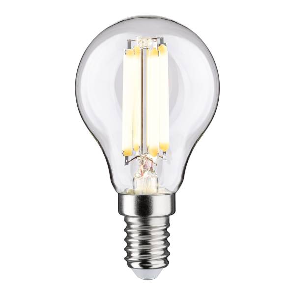 LED-Leuchtmittel Eco-Line Tropfen - Klarglas - Transparent - 1er Set - Warmweiß