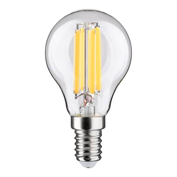 LED-Leuchtmittel Eco-Line Tropfen - Klarglas - Transparent - 1er Set - Warmweiß