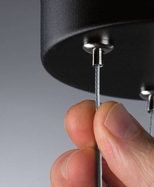 Pendelaufhängung Volea - Aluminium - Schwarz