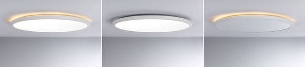 LED-Deckenleuchte Atria Shine Sep Switch - Kunststoff - Weiß - 1-flammig - Durchmesser: 40 cm - Warmweiß