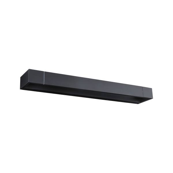 LED-Wandleuchte Lucille - Aluminium - 1-flammig - Schwarz - Breite: 60 cm