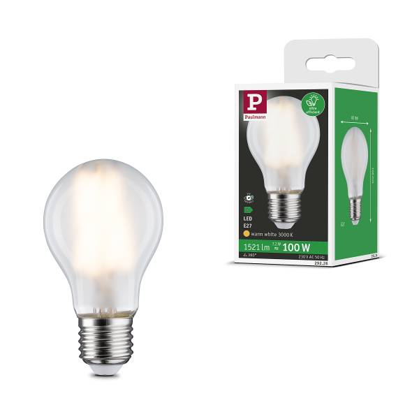 LED-Glühbirne Eco-Line 7,2W - Milchglas - Matt Weiß