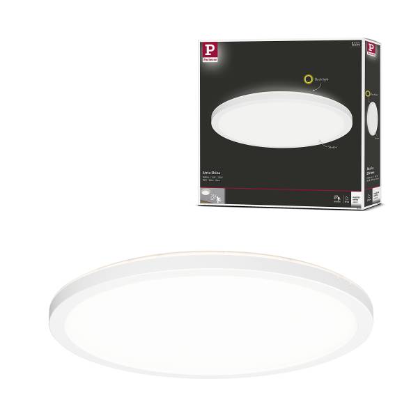 LED-Deckenleuchte Atria Shine Backlight - Kunststoff - Weiß - 1-flammig - Durchmesser: 29 cm