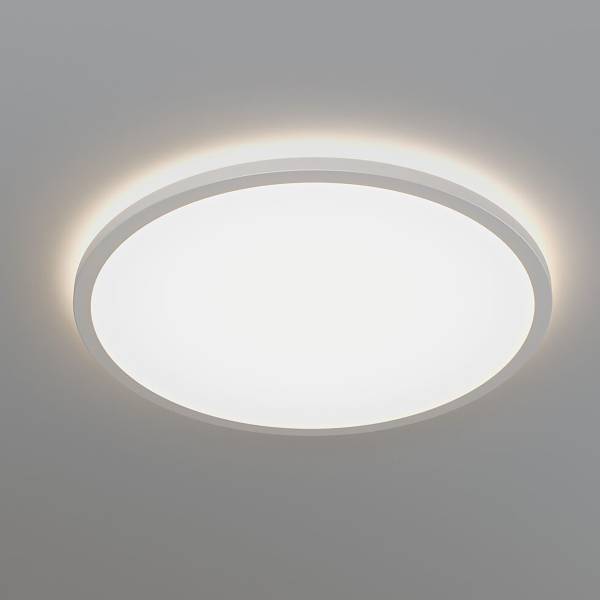 LED-Deckenleuchte Atria Shine Backlight - Kunststoff - Weiß - 1-flammig - Durchmesser: 42 cm