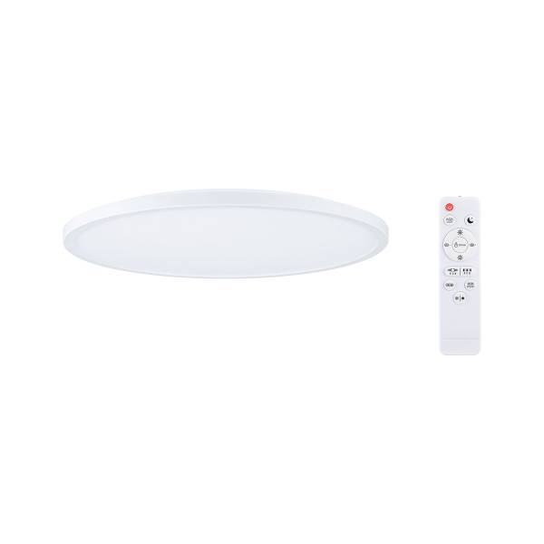 LED-Deckenleuchte Atria Shine Sep Switch - Kunststoff - Weiß - 1-flammig - Durchmesser: 40 cm - RGB / Multicolor