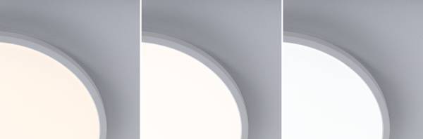 LED-Deckenleuchte Atria Shine Sep Switch - Kunststoff - Weiß - 1-flammig - Durchmesser: 40 cm - RGB / Multicolor