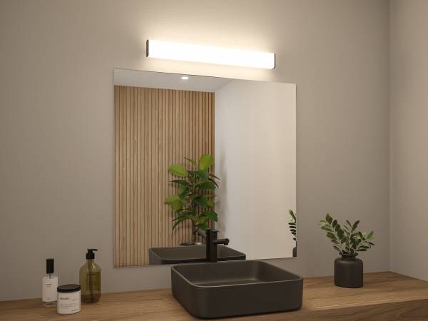 LED-Badleuchte Nembus - Acrylglas / Aluminium - 1-flammig - Schwarz