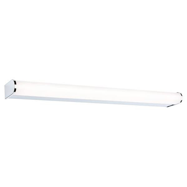 LED-Badleuchte Arneb - Acrylglas / Aluminium - 1-flammig - Chrom / Weiß - Breite: 59 cm