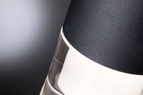 LED-Pendelleuchte Kame - Aluminium - 1-flammig - Schwarz