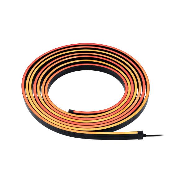 LED-Schlauch Black Neon - Kunststoff - Schwarz - Breite: 500 cm