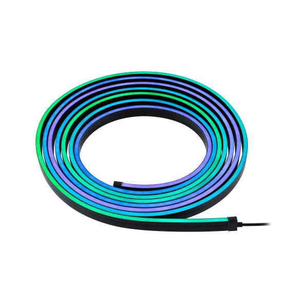 LED-Schlauch Black Neon - Kunststoff - Schwarz - Breite: 500 cm