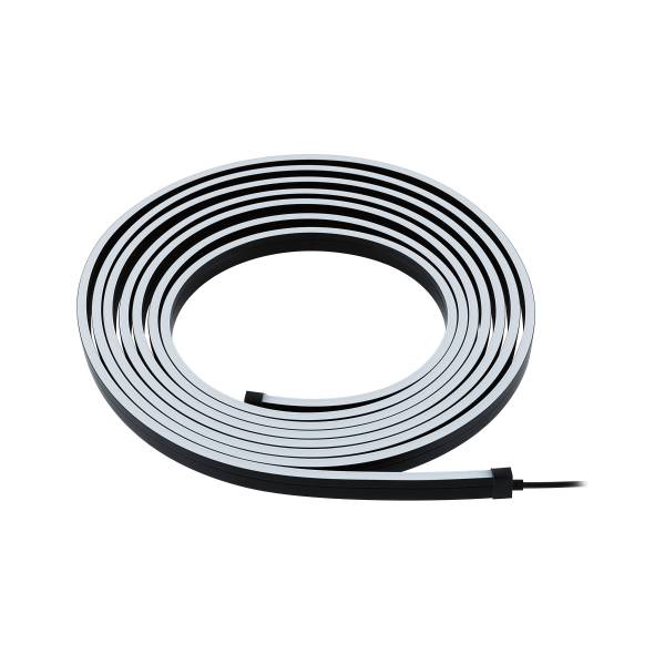 LED-Schlauch Black Neon - Kunststoff - Schwarz - Breite: 500 cm