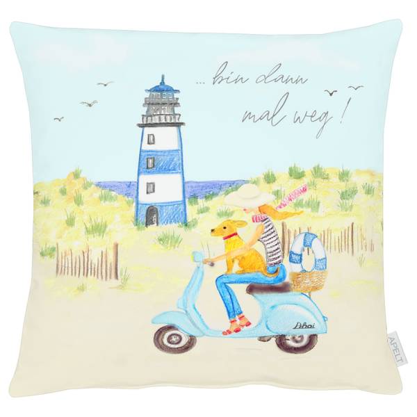 Dekokissenbezug 6745 - Mischgewebe - Blau