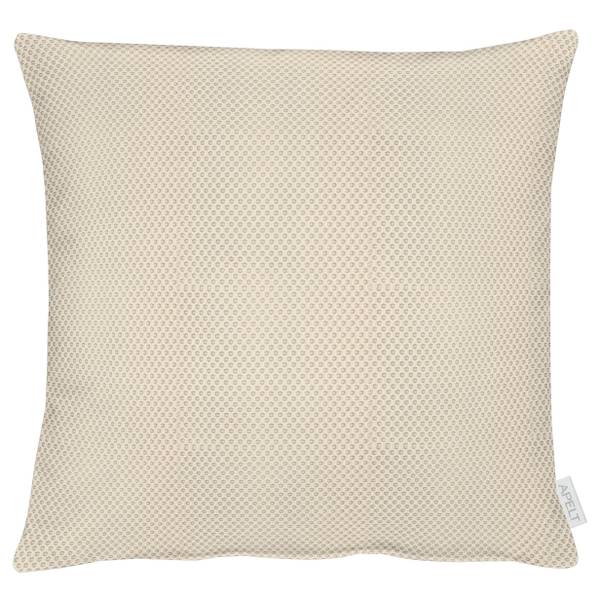 Kissenbezug Miles - Webstoff - Beige - 46 x 46 cm