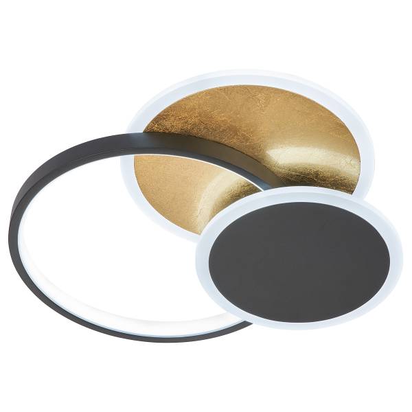 LED-Deckenleuchte Tomo Rund - Eisen - 1-flammig