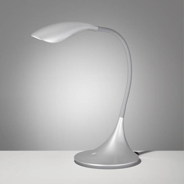LED-Tischleuchte Nil - Acrylglas - 1-flammig - Silber