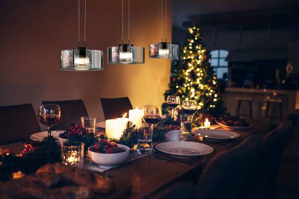 LED-Pendelleuchte Lavin - Eisen / Rauchglas - Schwarz - Flammenanzahl: 3