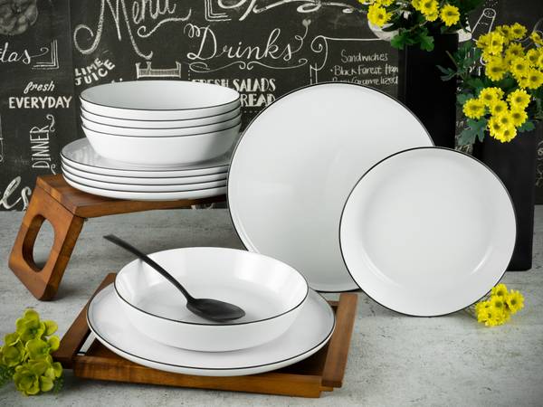 Tafelservice Chef Collection 12-teilig - Multicolor - Porzellan - 29 x 25 x 30 cm