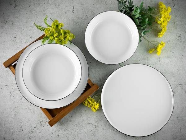 Tafelservice Chef Collection 12-teilig - Multicolor - Porzellan - 29 x 25 x 30 cm