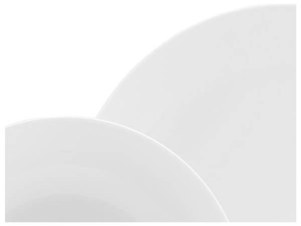 Kaffeebecher Luna 6-teilig - Weiß - Porzellan - 30 x 21 x 17 cm