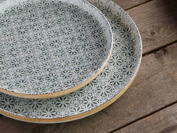 Tellerset Uno Emiliana 12-teilig - Grau